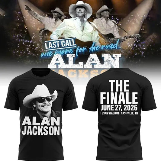 Exclusive Version Alan Jackson “Last Call… The Finale” 2026 Tshirt