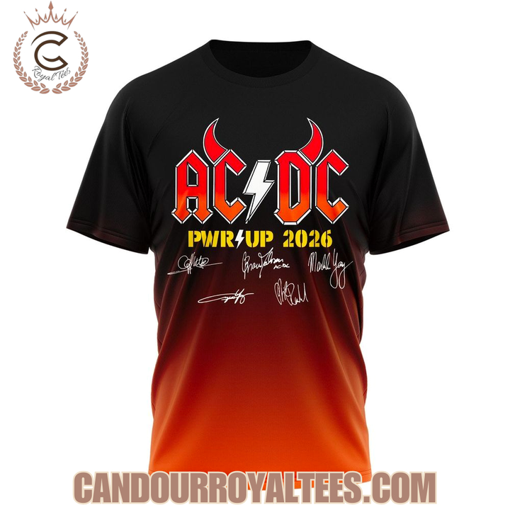 Special 2026 AC/DC North America Power Up Tour T-Shirt