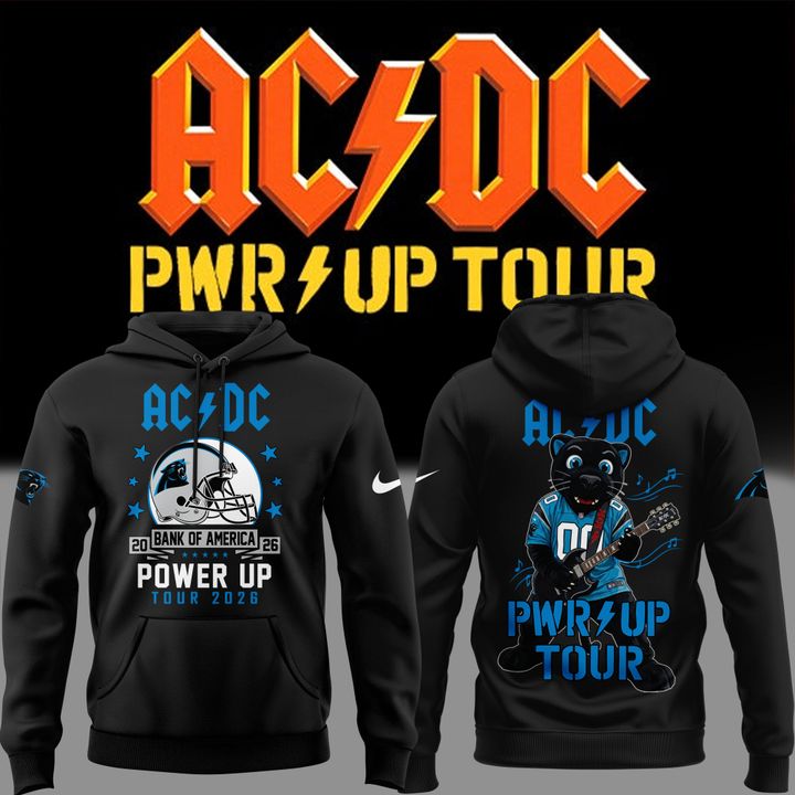 Exclusive Hoodie AC/DC x Carolina Panthers - Power Up Tour 2026 Hoodie