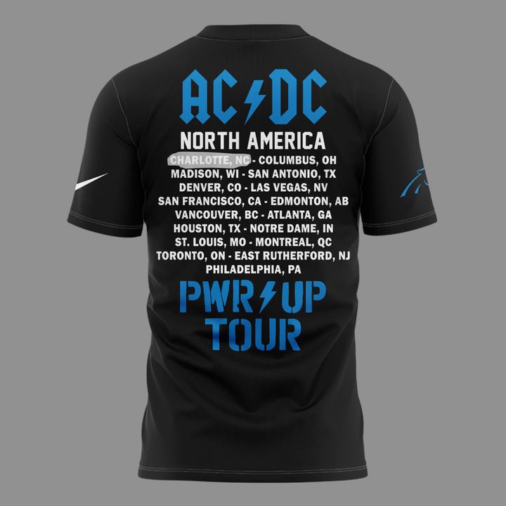 AC/DC x Carolina Panthers - Power Up Tour 2026 T-Shirt