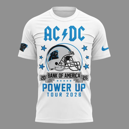 Limited Edition AC/DC x Carolina Panthers - Power Up Tour 2026 T-Shirt