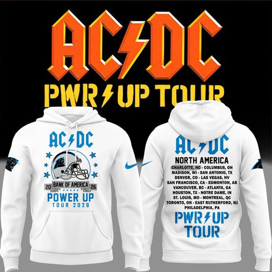 Limited 2026 Power Up Tour AC/DC x Carolina Panthers Hoodie