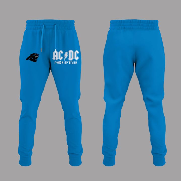 Exclusive Hoodie Power Up Tour 2026 AC/DC x Carolina Panthers Hoodie