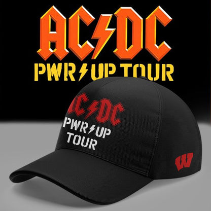 Limited Edition AC/DC x Wisconsin Badgers Football - Power Up Tour 2026 T-Shirt
