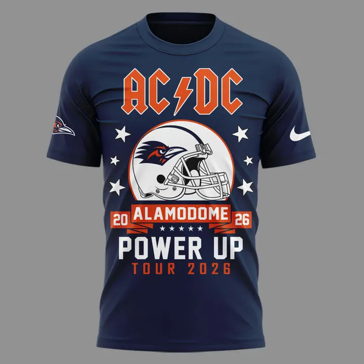 02. AC/DC x UTSA Roadrunners Football - Power Up Tour 2026 T-Shirt