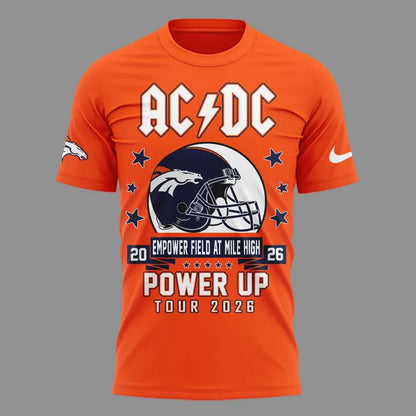 AC/DC x Denver Broncos - Power Up Tour 2026 T-Shirt