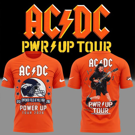 01.02. AC/DC x Denver Broncos - Power Up Tour 2026 T-Shirt