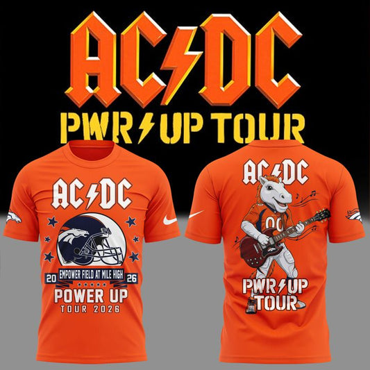 01.06. Perfect Shirt AC/DC x Denver Broncos - Power Up Tour 2026 T-Shirt