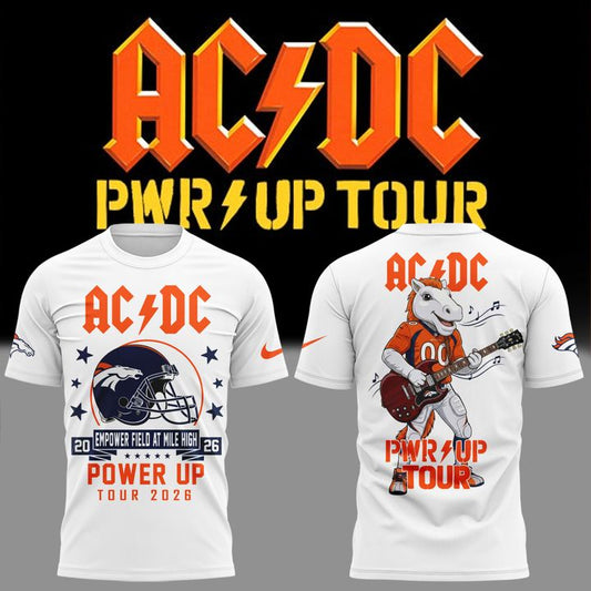 01.04. AC/DC x Denver Broncos - Power Up Tour 2026 T-Shirt