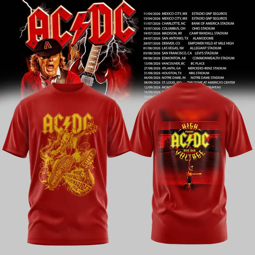 09.3. Perfect Edition AC/DC Power Up Tour 2026 T-Shirt