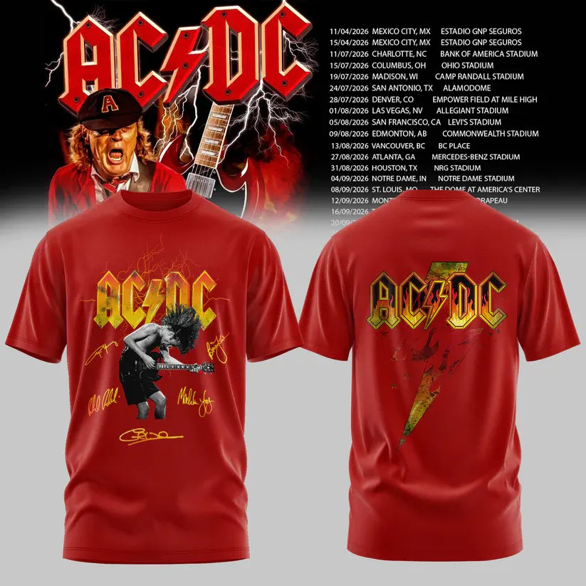 09.5. Perfect Edition AC/DC Power Up Tour 2026 T-Shirt