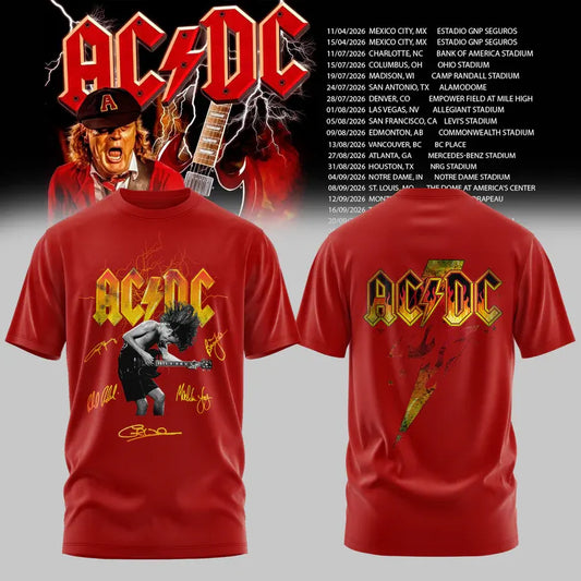 09.5. Perfect Edition AC/DC Power Up Tour 2026 T-Shirt