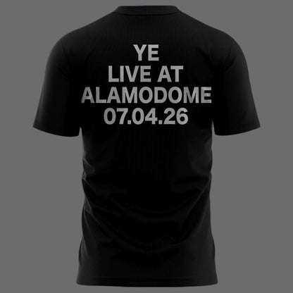 San Antonio Black T-shirt -2026 Ye Live Concert Tour Alamodome Stadium