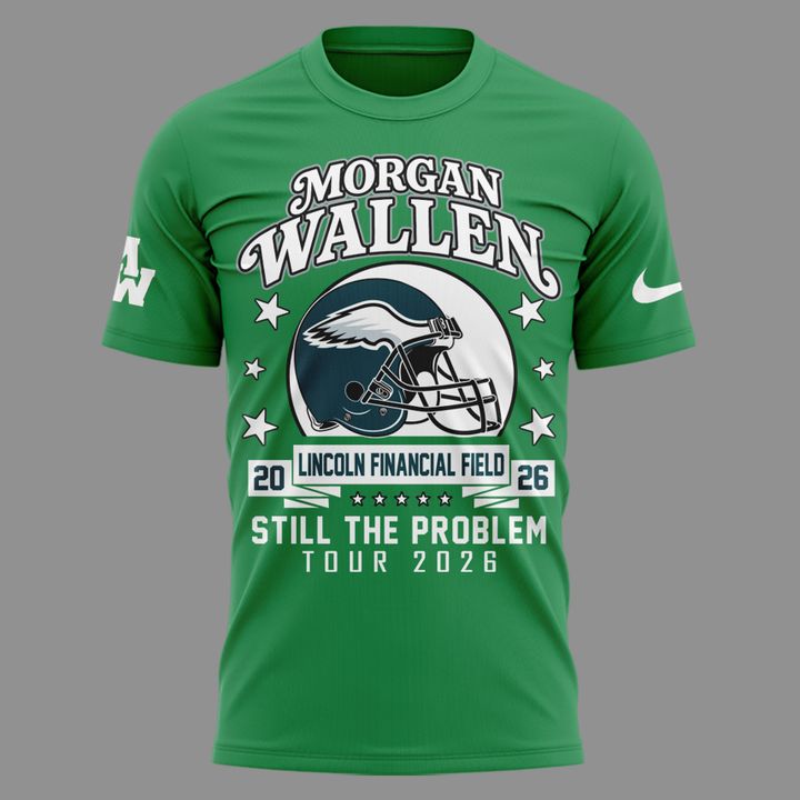 Morgan Wallen x Philadelphia Eagles - Still The Problem Tour 2026 T-Shirt