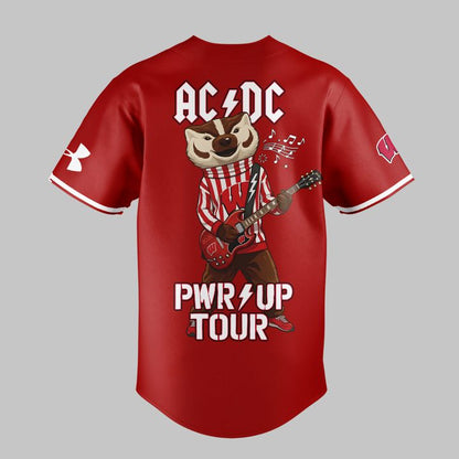 AC/DC x Wisconsin Badgers Football - Power Up Tour 2026 Jersey