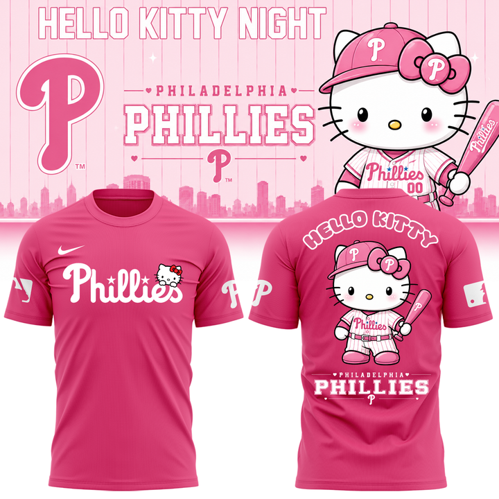 Philadelphia Phillies Hello Kitty Night 2026 Limited Edition T-Shirt