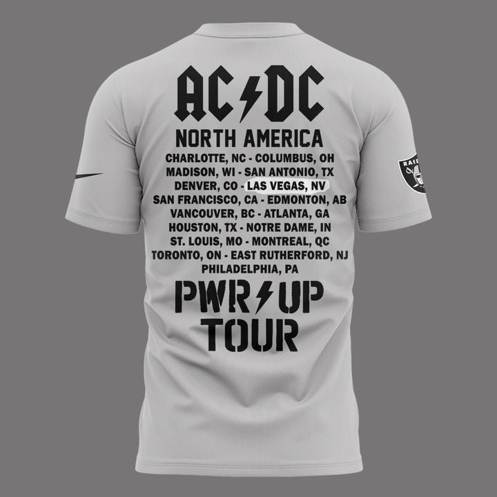 Limited Edition AC/DC x Las Vegas Raiders - Power Up Tour 2026 T-Shirt