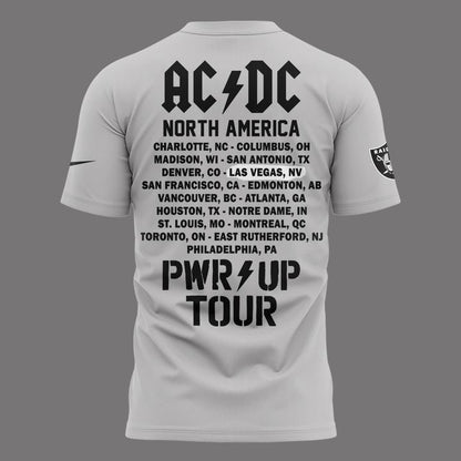 Limited Edition AC/DC x Las Vegas Raiders - Power Up Tour 2026 T-Shirt