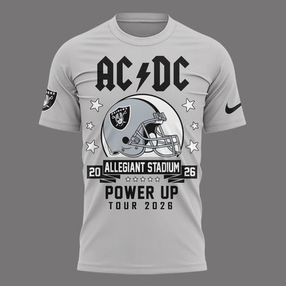 Limited Edition AC/DC x Las Vegas Raiders - Power Up Tour 2026 T-Shirt