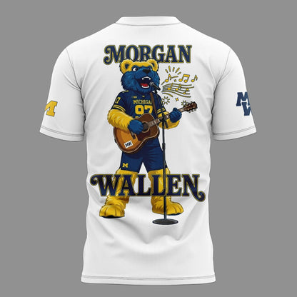 Morgan Wallen x Michigan Wolverines Football - Still The Problem Tour 2026 T-Shirt