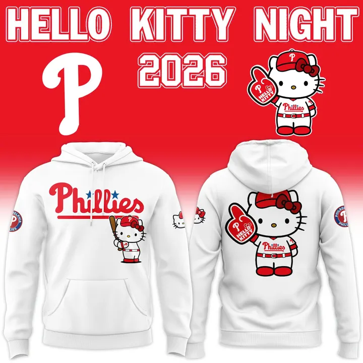 Philadelphia Phillies Hello Kitty Night 2026 Limited Edition hoodie