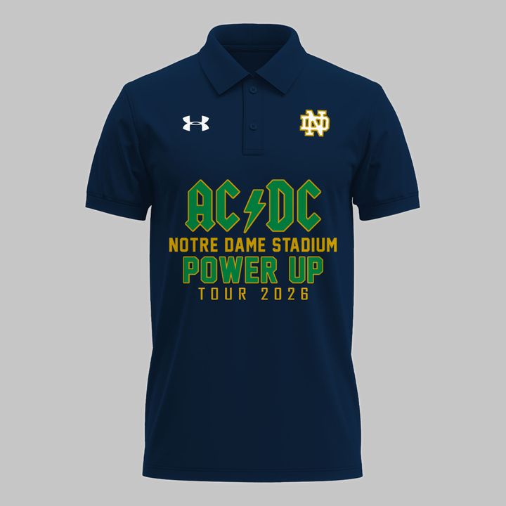Special AC/DC x Notre Dame Football - Power Up Tour 2026 Polo
