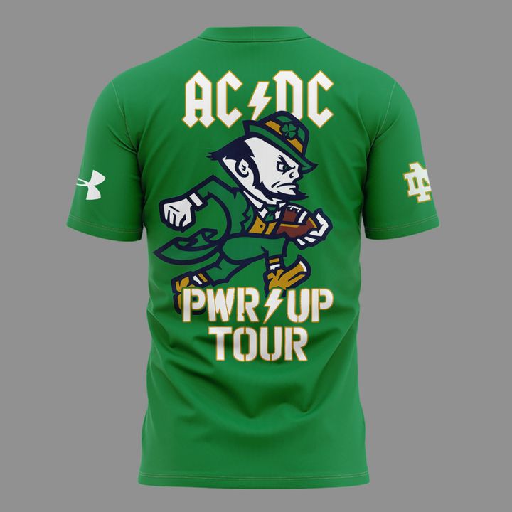 Exclusive AC/DC x Notre Dame Football - Power Up Tour 2026 T-Shirt
