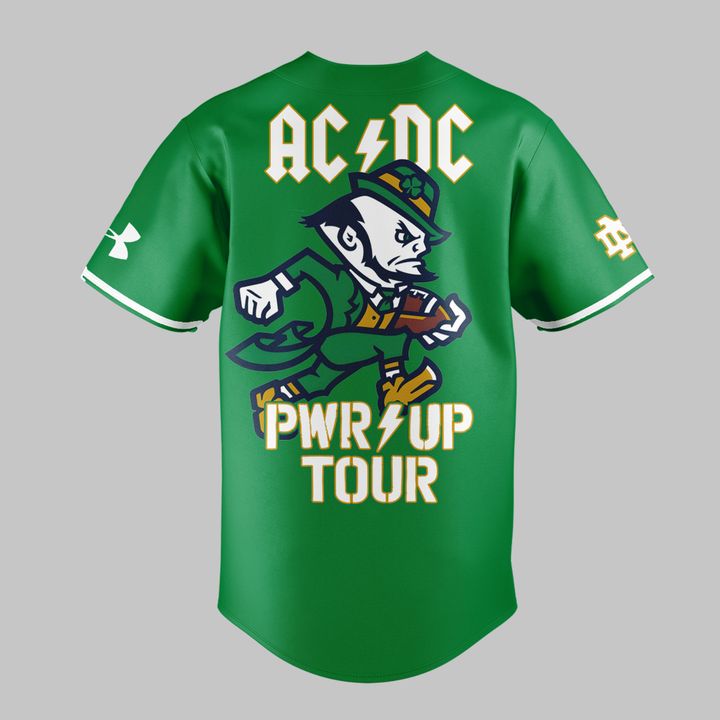 Special Power Up Tour 2026 - AC/DC x Notre Dame Football Jersey