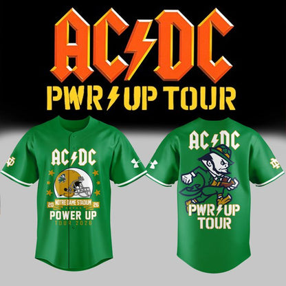 Special Power Up Tour 2026 - AC/DC x Notre Dame Football Jersey