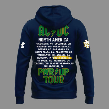 Special Hoodie AC/DC x Notre Dame Football - Power Up Tour 2026 Hoodie