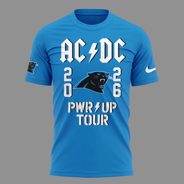 2. Limited Edition AC/DC x Carolina Panthers - Power Up Tour 2026 T-Shirt
