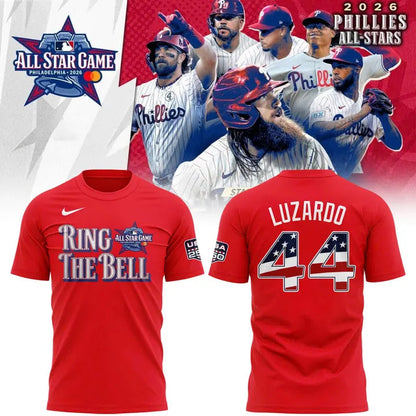 2026 All-Star Game Men's National League Kyle Schwarber Nike Red Name & Number T-Shirt