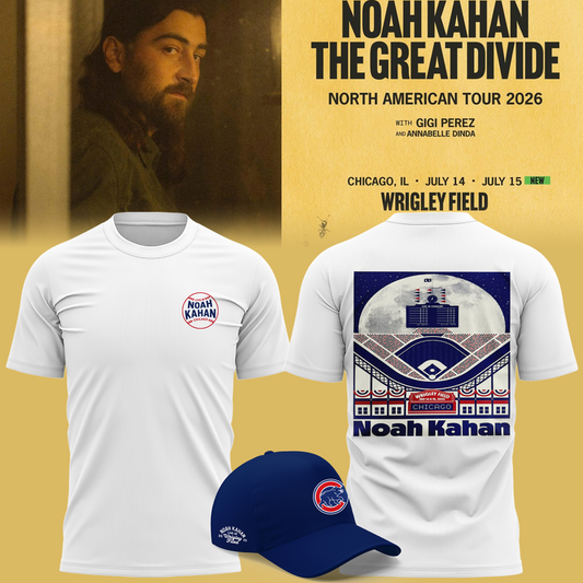 Chicago Cubs x Noah Kahan : The Great Divide Tour Tee 2026