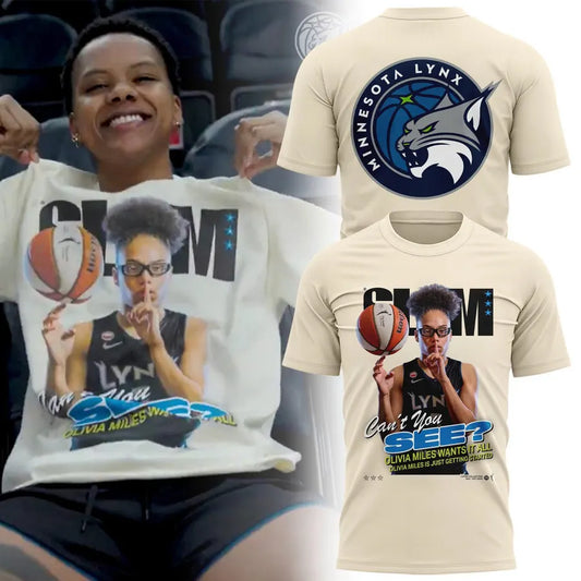 Minnesota Lynx Unisex Black Olivia Miles Slam Limited Edition Shirt
