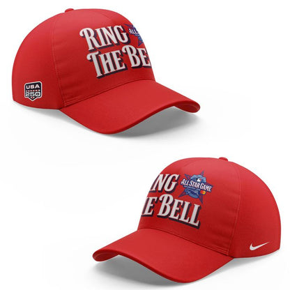 Custom Name & Number 2026 All-Star Game Ring The Bell Double-Sided Red Jersey