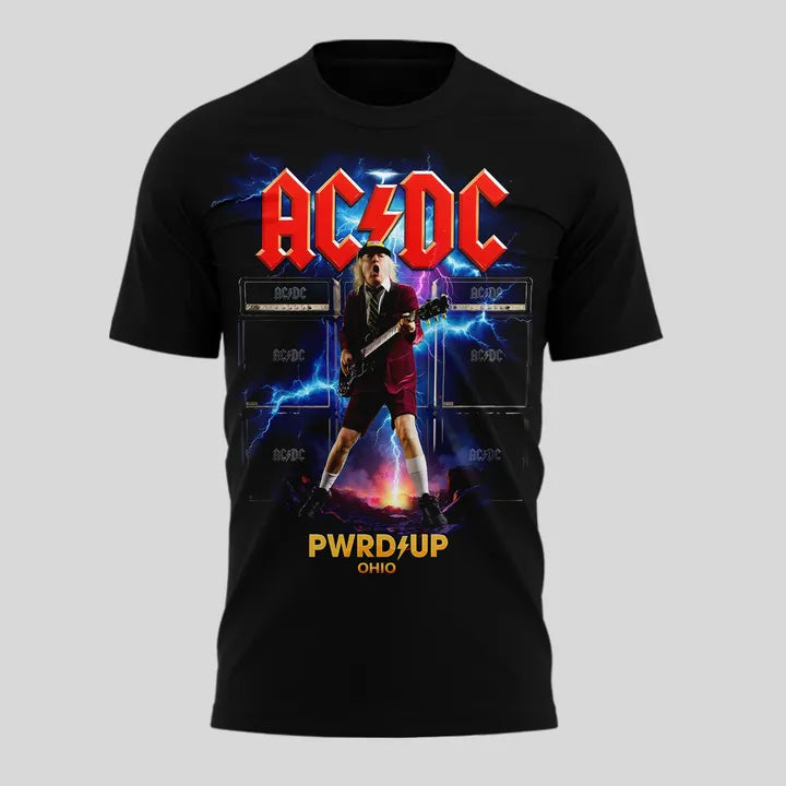 AC/DC - POWER UP TOUR 2026 x Ohio Stadium T-shirt