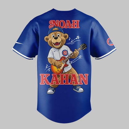 04.06. Newest Jersey Noah Kahan x Chicago Cubs - Wrigley Field Event Shirt - The Great Divide Tour 2026 Baseball Jersey