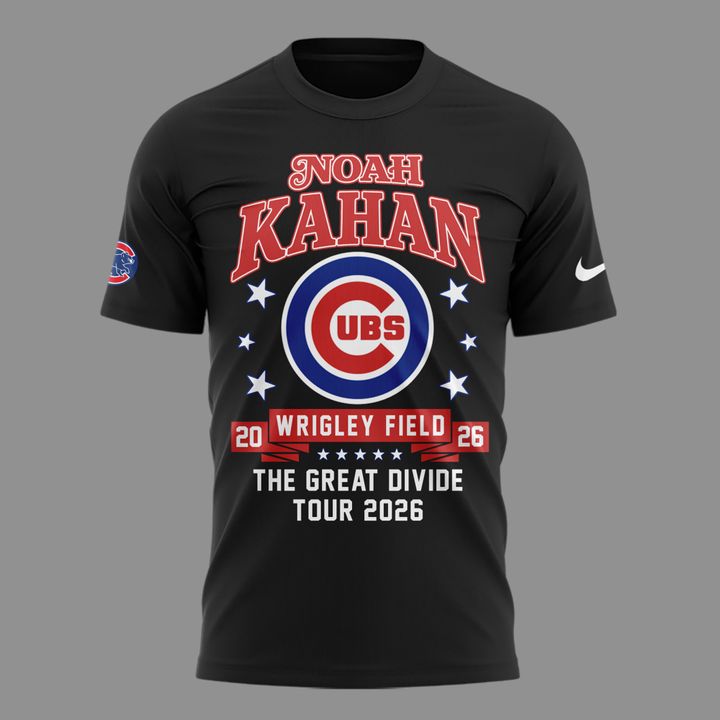 Exclusive 2026 Noah Kahan x Chicago Cubs - Wrigley Field Event T-Shirt