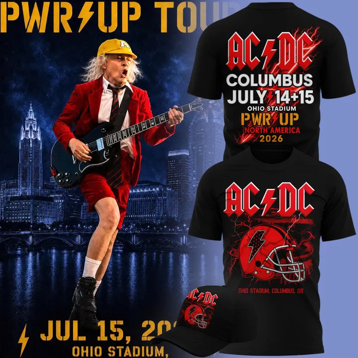 VIP.AC/DC - POWER UP TOUR 2026 x Ohio Stadium T-shirt