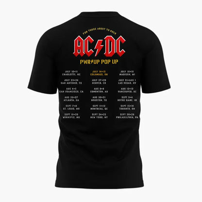 VIP01.AC/DC - POWER UP TOUR 2026 x Ohio Stadium T-shirt