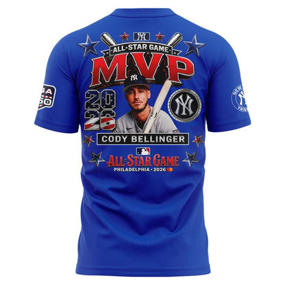 Cody Bellinger New York Yankees 2026  All-Star Game MVP Ring The Bell T-Shirt