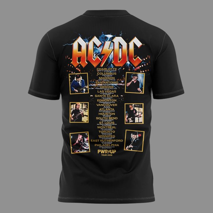 Exclusive 2026 AC/DC - Power Up Tour T-Shirt