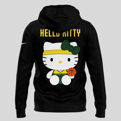 Limited Edition Seattle Storm x Hello Kitty Night Black Hoodie 2026