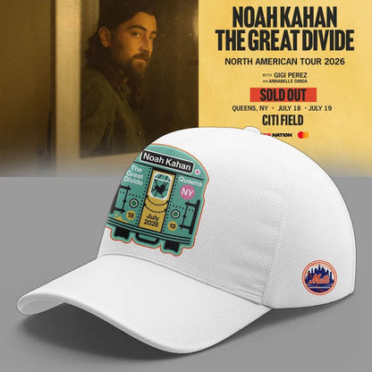 09. Special White Shirt Noah Kahan x New York Mets - The Great Divide Tour 2026 T-Shirt
