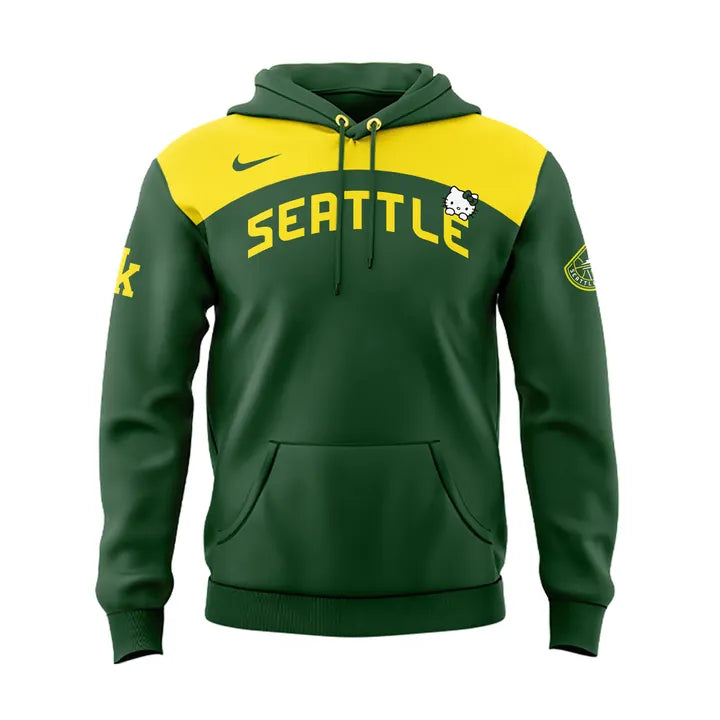 1.Exclusive Edition Seattle Storm x Hello Kitty Night Hoodie 2026