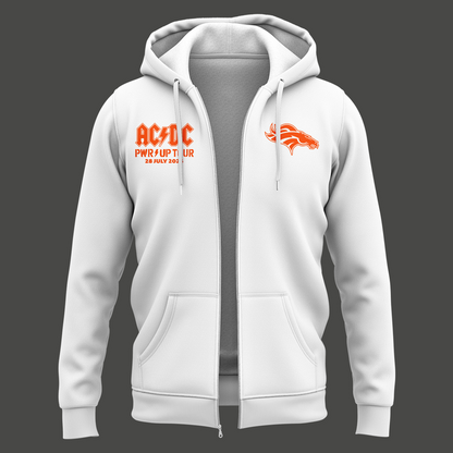 Exclusive Version Denver Broncos x PWR/UP TOUR Zip Hoodie 2026