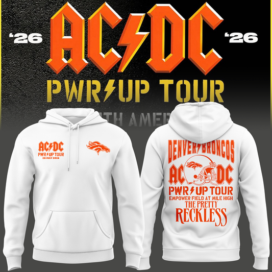Exclusive Version Denver Broncos x PWR/UP TOUR Hoodie 2026
