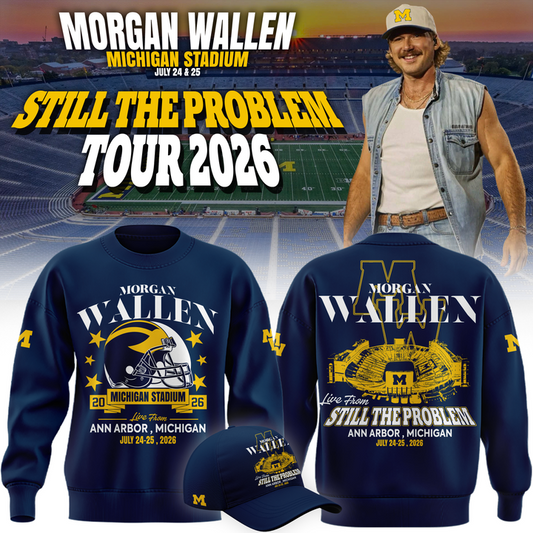 Exclusive Morgan Wallen x Michigan Football Sweashirt 2026