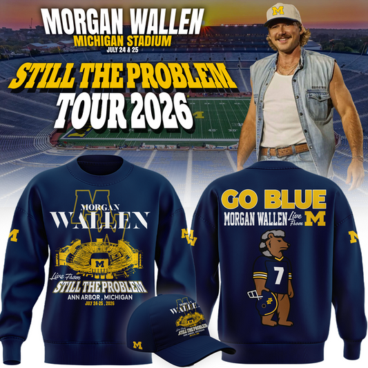 Exclusive Morgan Wallen x Michigan Football Sweashirt 2026