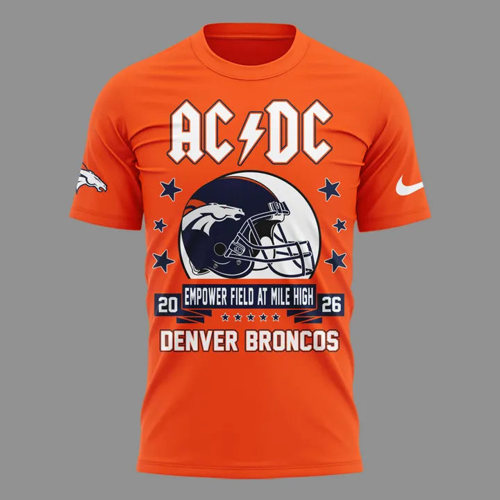 Newest Shirt AC/DC x Denver Broncos - Power Up Tour 2026 T-Shirt